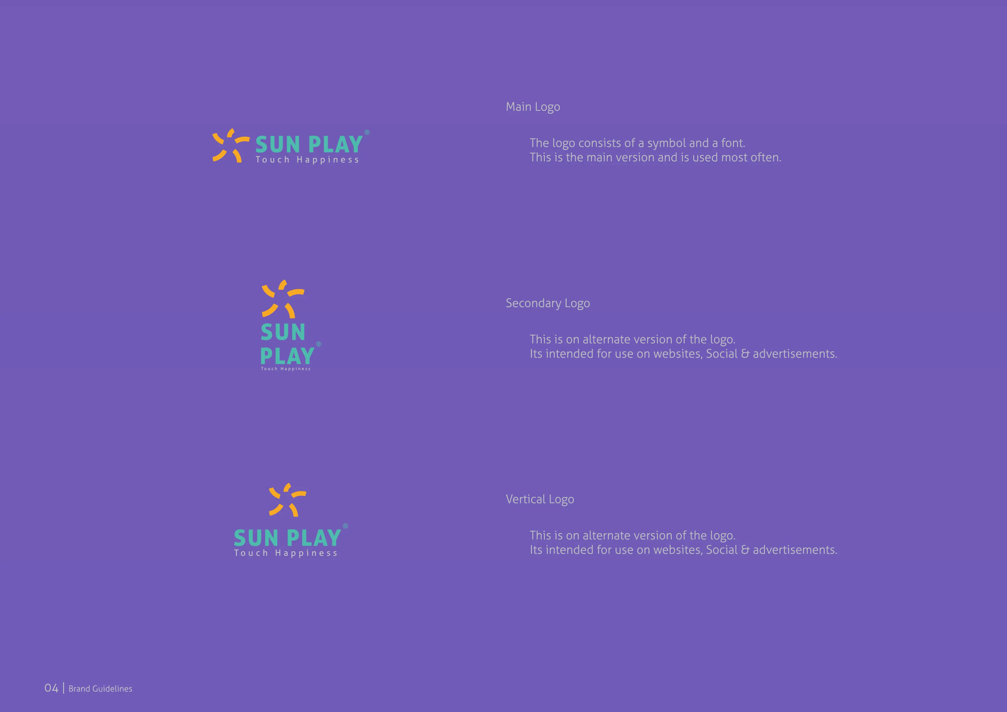 brand book-سان پلی - Sun Play